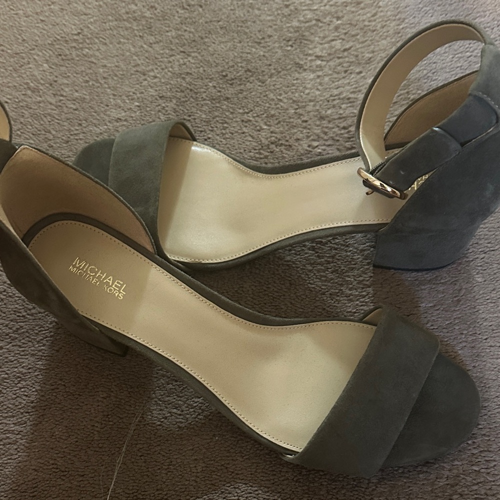 Michael Kors Olive Heeled Sandals